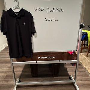 Izod black golf polo